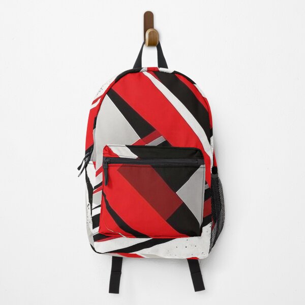 Item preview, Abstract Red Black Geometry designed and sold by PaintbrushPlace.