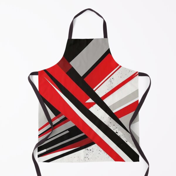 Item preview, Abstract Red Black Geometry designed and sold by PaintbrushPlace.