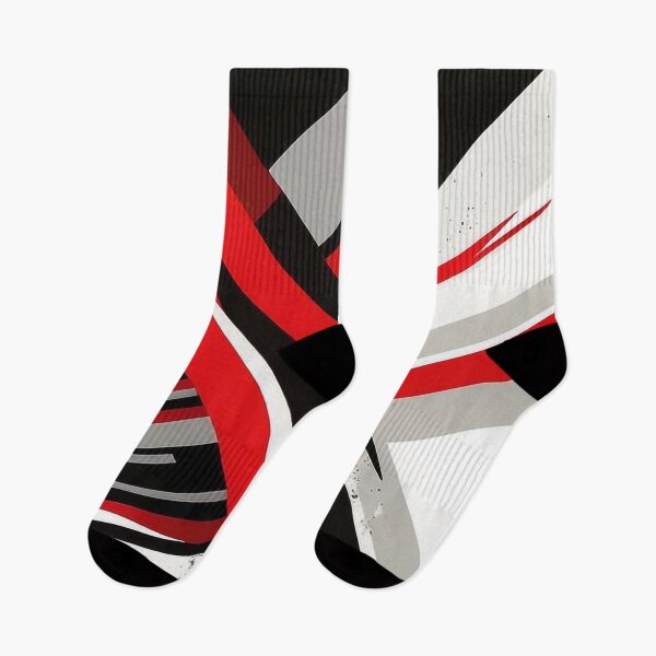 Item preview, Abstract Red Black Geometry designed and sold by PaintbrushPlace.