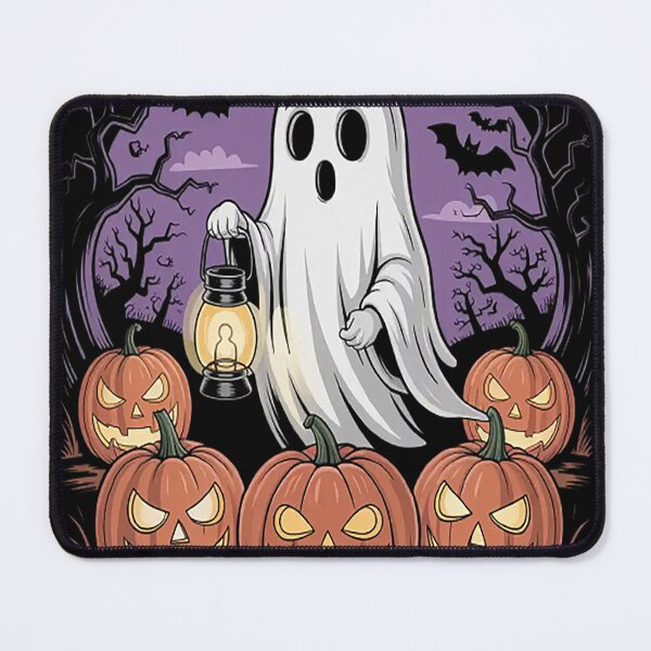 Item preview, Ghostly Lantern Whispering Through Jackolantern Light designed and sold by mandiana.