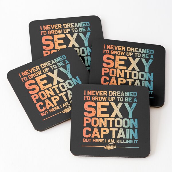 Item preview, Funny Sexy Pontoon Captain Boat Captain Women Girls designed and sold by SarahLorri.