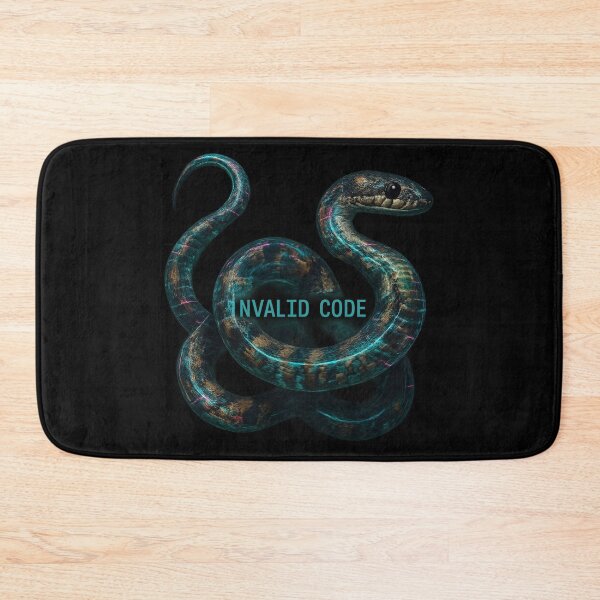 Item preview, Glitch Serpent - INVALID CODE Cyberpunk Snake designed and sold by MKreative Studio.