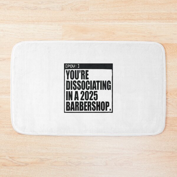 Artikelvorschau, POV: Dissoziation in einem Friseursalon im Jahr 2025 – Ein Meme, das jeder nachvollziehen kann entworfen und verkauft von KAYJAY DESIGNS.