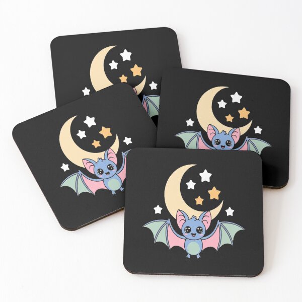 Item preview, Nu Goth Aesthetic, Pastel Goth Bat Moon, Witchy Bat designed and sold by gandebro.