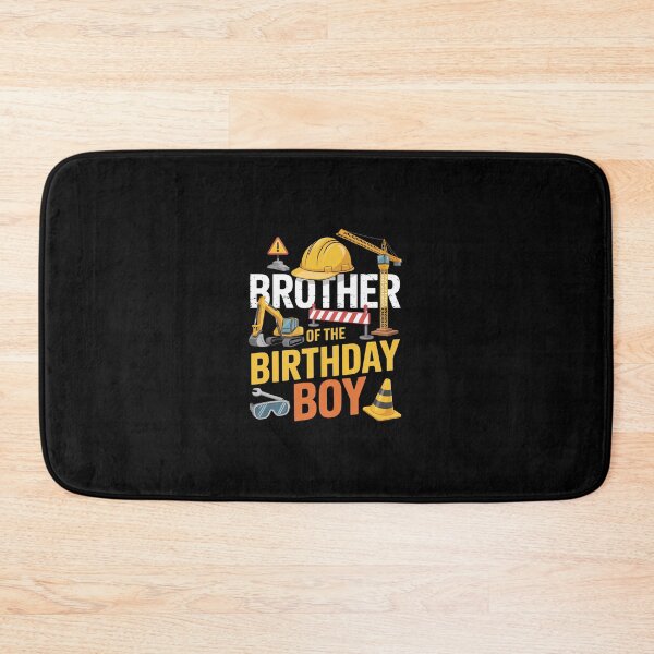Item preview, Brother of the Birthday Construction Worker Boy Crew Bday designed and sold by Rrettgison.