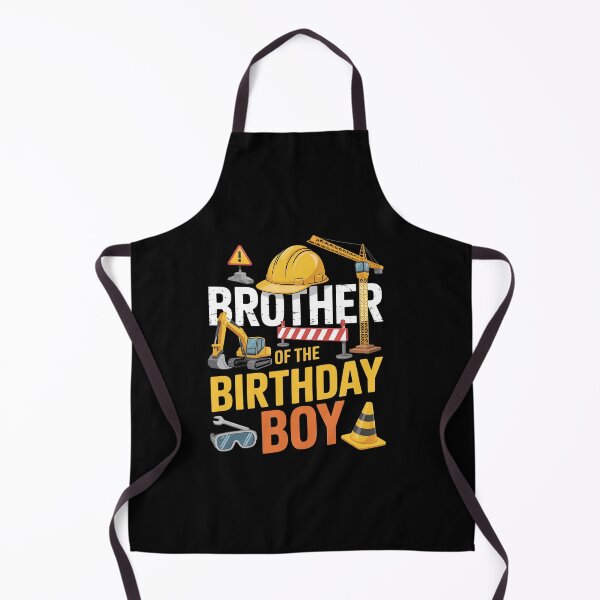 Item preview, Brother of the Birthday Construction Worker Boy Crew Bday designed and sold by Rrettgison.