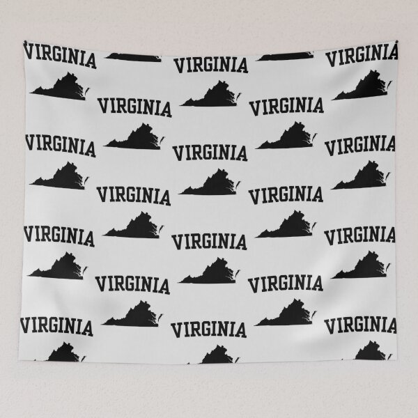 Item preview, Classic Virginia State Outline - Vintage College Style Tee designed and sold by mashmosh.