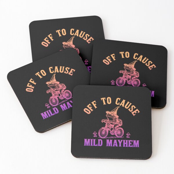 Item preview, Off To Cause Mild Mayhem Frog designed and sold by SarahLorri.