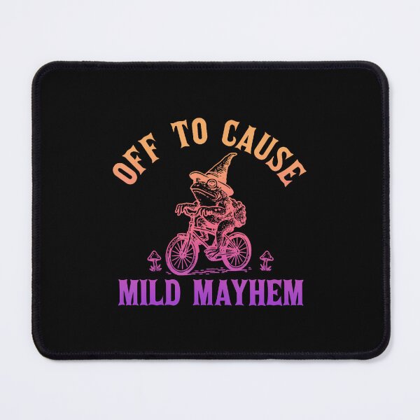 Item preview, Off To Cause Mild Mayhem Frog designed and sold by SarahLorri.