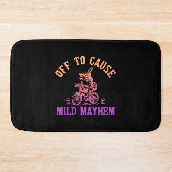 Item preview, Off To Cause Mild Mayhem Frog designed and sold by SarahLorri.