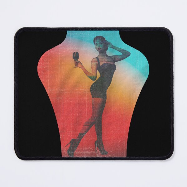 Item preview, Vintage Wine Aesthetics - Glamour Woman in Art Vase designed and sold by RDproject.