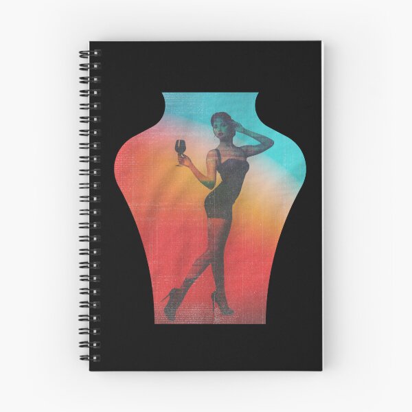 Item preview, Vintage Wine Aesthetics - Glamour Woman in Art Vase designed and sold by RDproject.