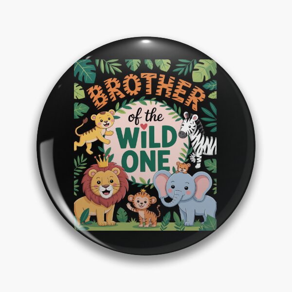 Item preview, Brother Of The Wild One 1st Birthday Safari Family Matching designed and sold by Rrettgison.