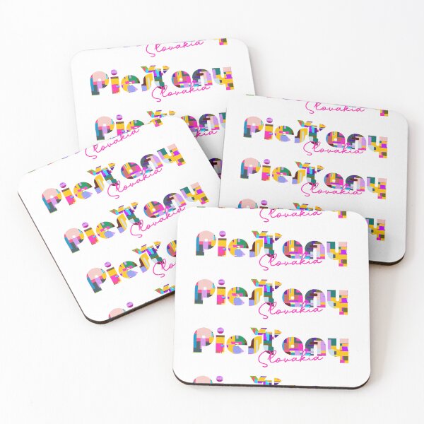 Item preview, Piešťany, Slovakia, Vibrant Abstract City Typography Art designed and sold by Wanderful-roads.