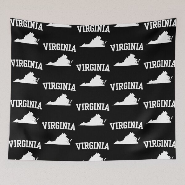 Item preview, Classic Virginia State Outline T-Shirt | Vintage VA Pride Gift designed and sold by mashmosh.