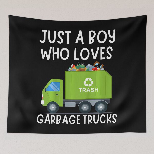 Item preview, Just A Boy Who Loves Garbage Trucks designed and sold by SarahLorri.