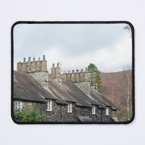 Item preview, Row of quaint stone cottages at Skelwith Bridge designed and sold by photoeverywhere.