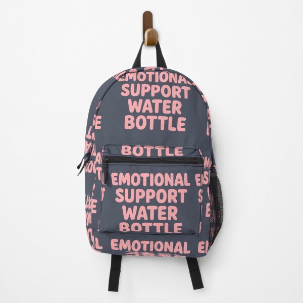 Item preview, Emotional Support Water Bottle – Funny Self Care Aesthetic Quote designed and sold by Afridi Art House.