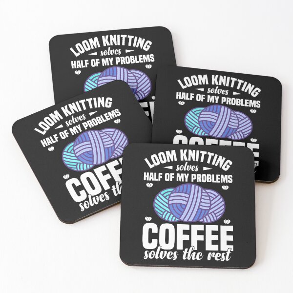 Item preview, Loom Knitter Tools Coffee Lover Loom Knitting designed and sold by MicheleDanita.