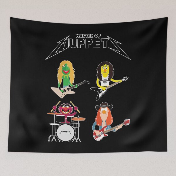 Item preview, Master Of Muppets - Muppets As Metallica Band Active designed and sold by VincentSbert07.