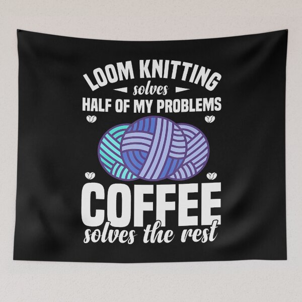 Item preview, Loom Knitter Tools Coffee Lover Loom Knitting designed and sold by MicheleDanita.