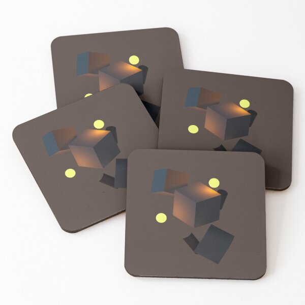 Item preview, Neon Nexus — Glowing Cubes & Luminous Spheres designed and sold by Afridi Art House.