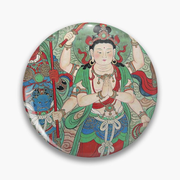 Item preview, Divine Third Lotus Prince Nezha and Guardian Deities Mural designed and sold by zzz888.