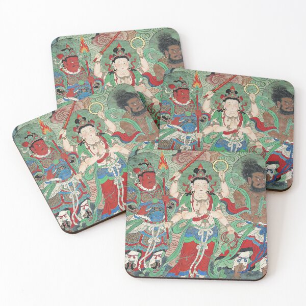 Item preview, Divine Third Lotus Prince Nezha and Guardian Deities Mural designed and sold by zzz888.