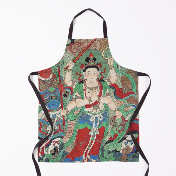 Item preview, Divine Third Lotus Prince Nezha and Guardian Deities Mural designed and sold by zzz888.
