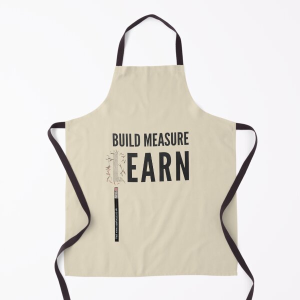 Item preview, Build Measure Learn — Startup Mindset Minimalist Typography designed and sold by Afridi Art House.