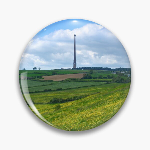 Item preview, Emley Moor Mast Buttercup Landscape designed and sold by Alisonchambers2.