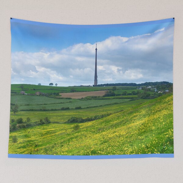 Item preview, Emley Moor Mast Buttercup Landscape designed and sold by Alisonchambers2.