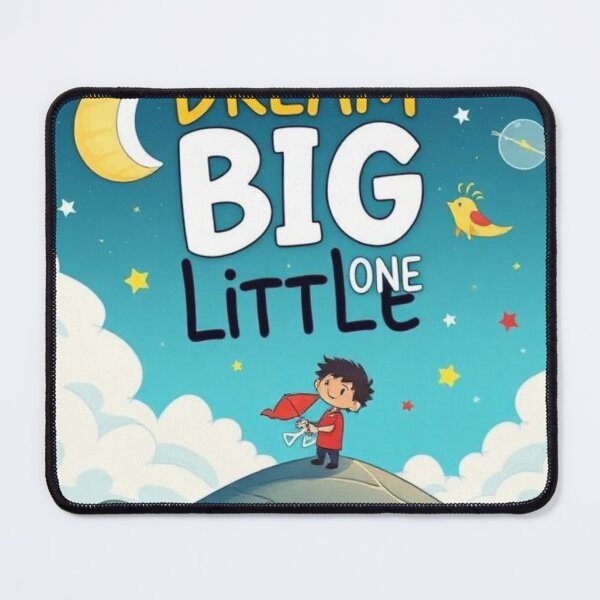 Item preview, Dream Big Little One – Cute Inspirational Quote for Kids & Nursery Decor designed and sold by swara-2016.