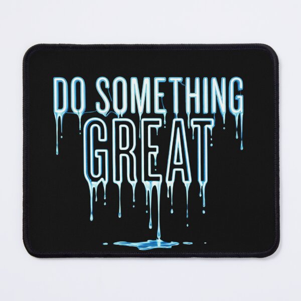 Item preview, Do Something Great — Neon Drip Motivational Typography designed and sold by Afridi Art House.