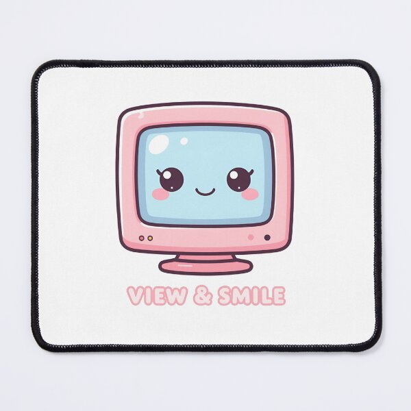 Item preview, View & Smile – Cute Kawaii Monitor Buddy designed and sold by Smile-AlNo.