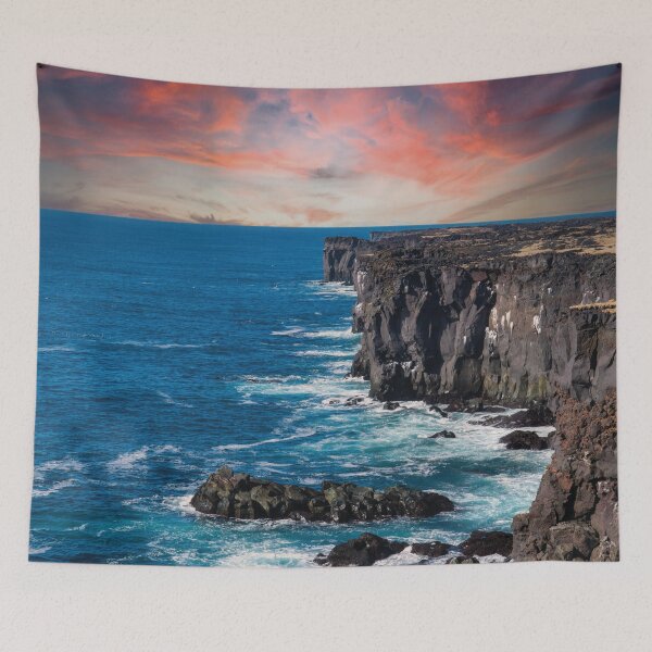 Item preview, View from the Svörtuloft Lighthouse, Iceland designed and sold by Mauswohn.
