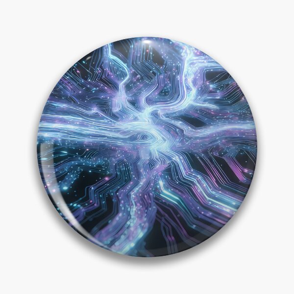 Item preview, Scifi Theme Bluish Purple Texture of Asymmetrical Glowing Biological Neuron Synapses (image size 7840x11680) designed and sold by Digital-Davinci.