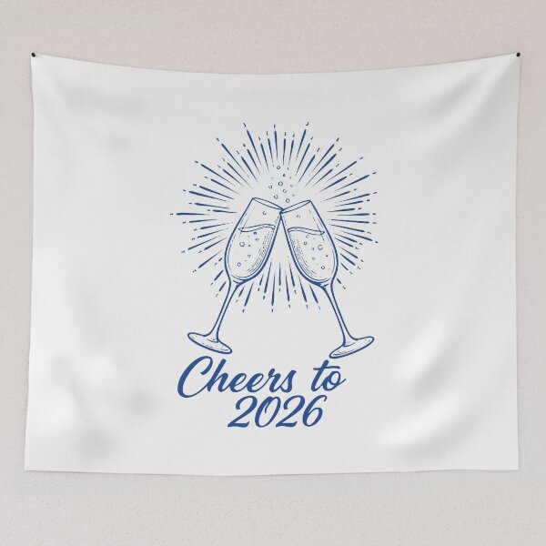 Item preview, Cheers To 2026 New Year's Eve Celebration designed and sold by LuminOrb.