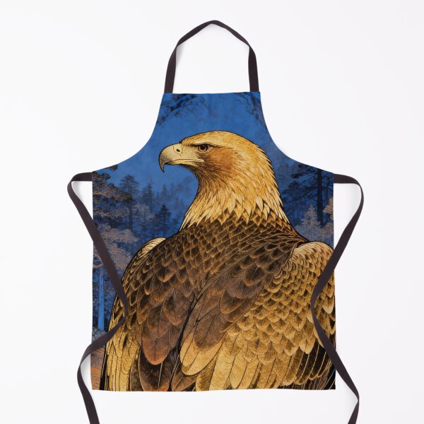 Item preview, Majestic Golden Eagle Overlooking Blue Mountain Forest designed and sold by zzz888.