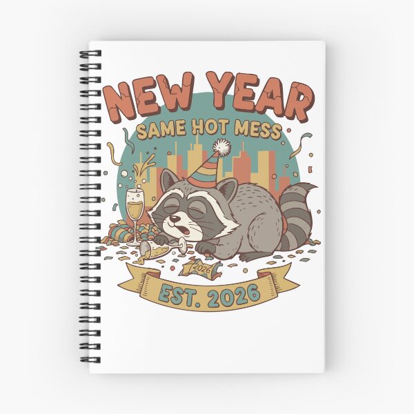 Item preview, New Year Same Hot Mess Est. 2026 Celebration designed and sold by LuminOrb.