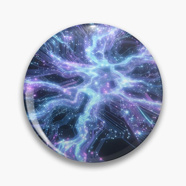 Item preview, Scifi Theme Bluish Purple Texture of Asymmetrical Glowing Biological Neuron Synapses (image size 7840x11680) designed and sold by Digital-Davinci.
