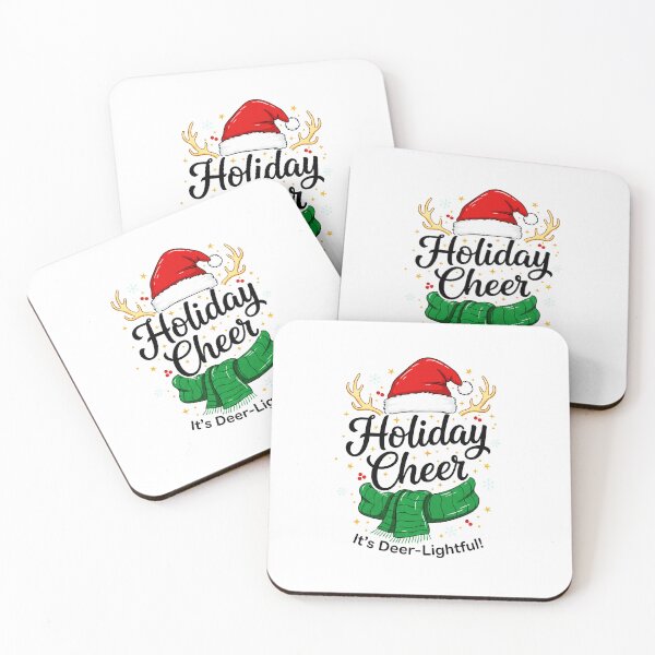 Item preview, Holiday Cheer Christmas Pun – It’s Deer-Lightful Festive Humor designed and sold by InkSpireSport.