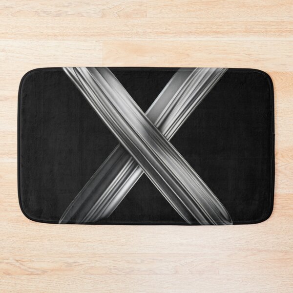 Item preview, Metallic Chrome Letter X – 3D Abstract Typography designed and sold by Afridi Art House.