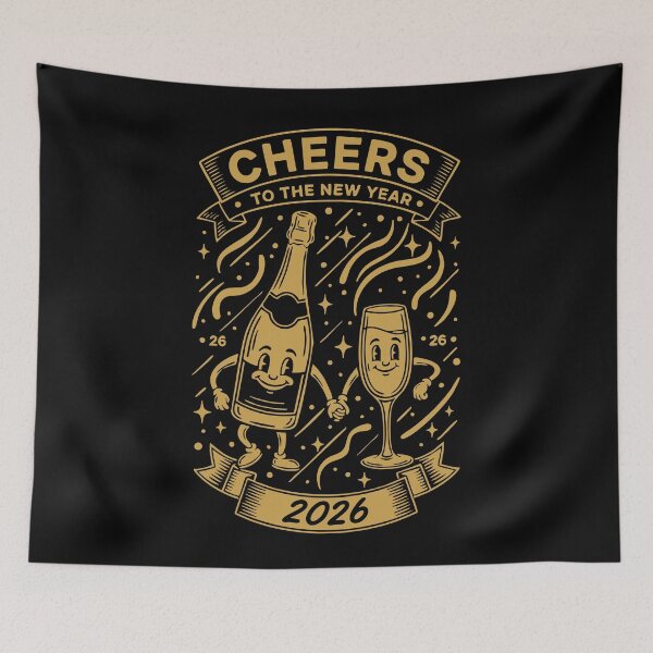 Item preview, Cheers To The New Year 2026 Celebration Design designed and sold by LuminOrb.