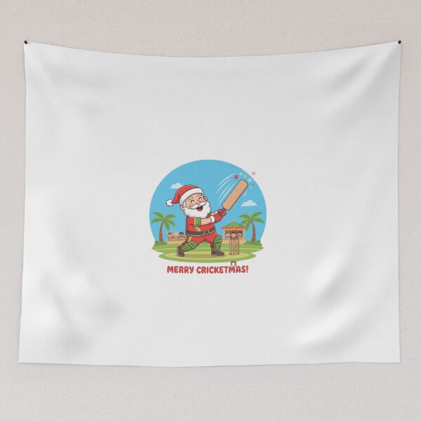 Item preview, Santa Claus Playing Cricket - Merry Cricketmas! T-Shirt & Gift designed and sold by Satpura punti baba .