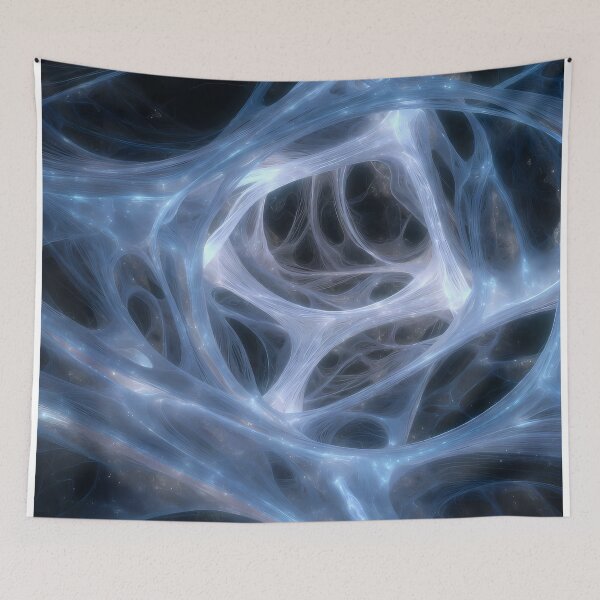 Item preview, Scifi Theme Bluish Purple Texture of Asymmetrical Glowing Biological Neuron Synapses (image size 7840x11680) designed and sold by Digital-Davinci.