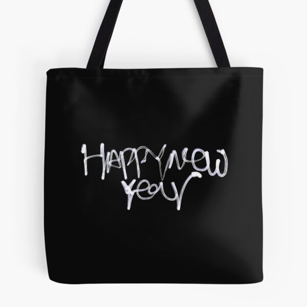 Item preview, Happy New Year Neon Scribble Glow designed and sold by Afridi Art House.