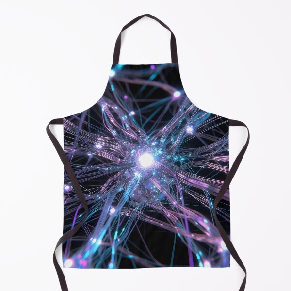 Item preview, Scifi Theme Bluish Purple Texture of Asymmetrical Glowing Biological Neuron Synapses (image size 7840x11680) designed and sold by Digital-Davinci.