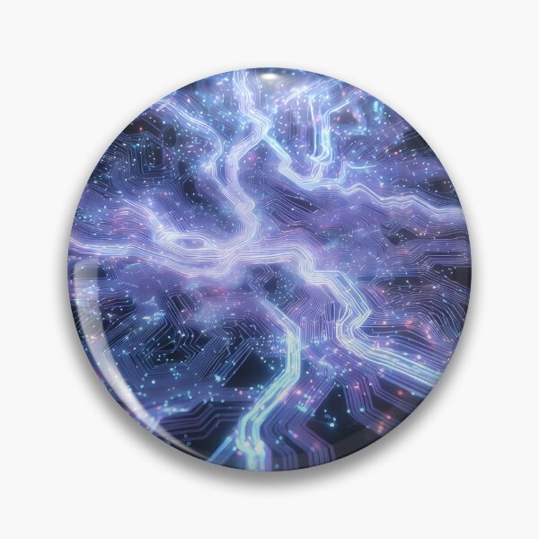 Item preview, Scifi Theme Bluish Purple Texture of Asymmetrical Glowing Biological Neuron Synapses (image size 7840x11680) designed and sold by Digital-Davinci.