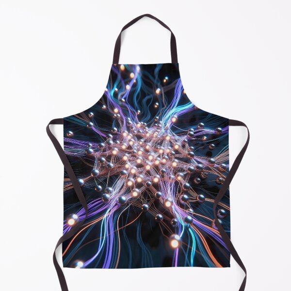 Item preview, Scifi Theme Bluish Purple Texture of Asymmetrical Glowing Biological Neuron Synapses (image size 7840x11680) designed and sold by Digital-Davinci.